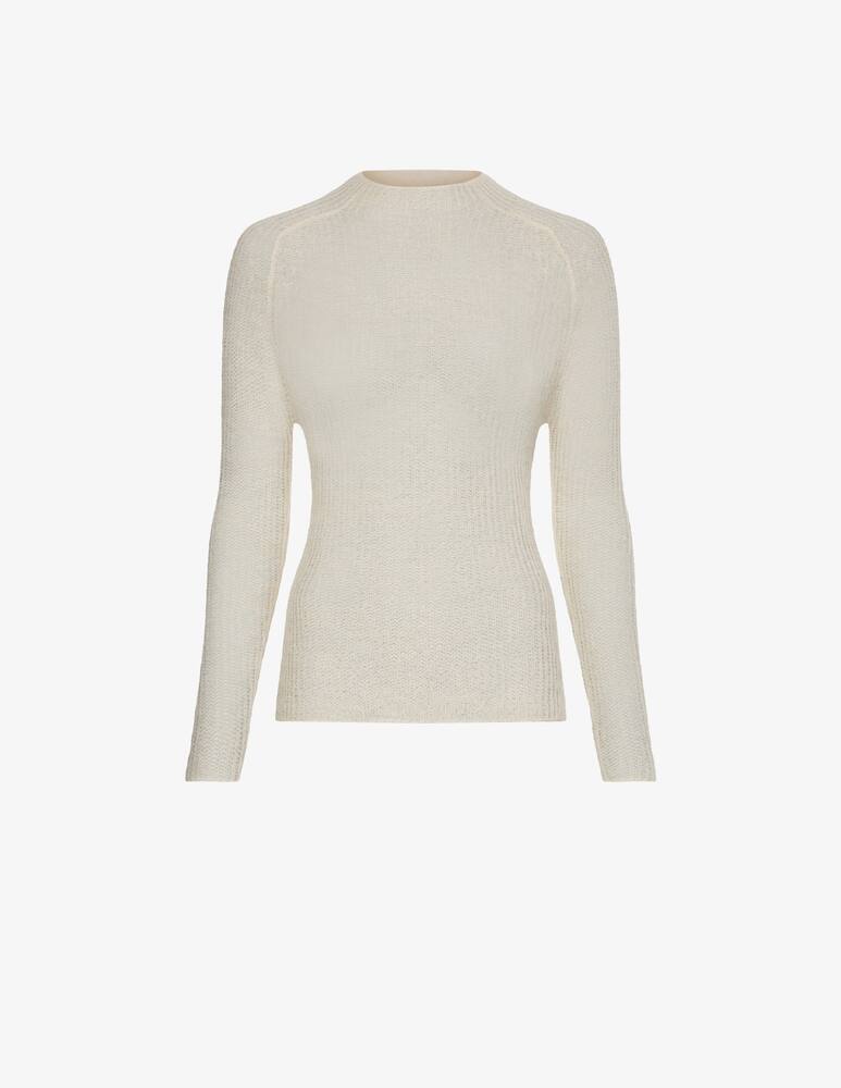 Calvin Klein Maglione in alpaca a coste - Beige - immagine 2 Calvin Klein Maglione in alpaca a coste - Beige - immagine 2