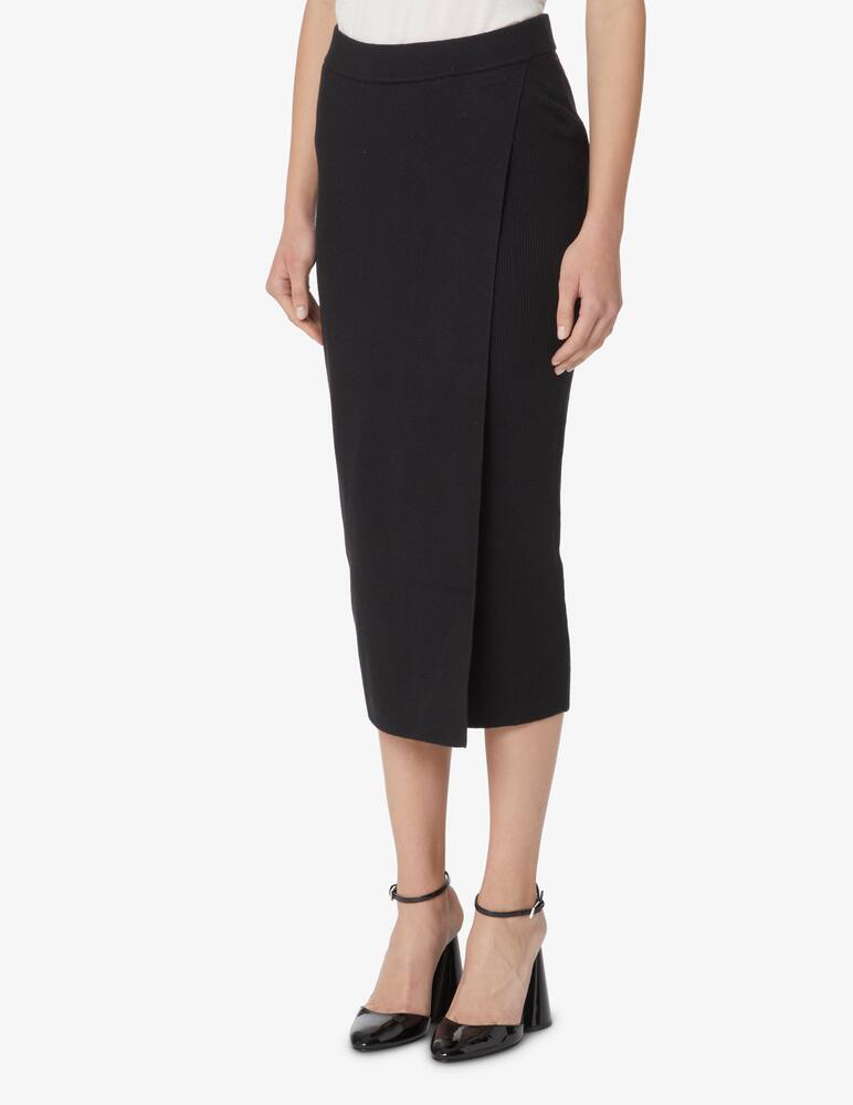 rinascente Calvin Klein Rib fitted skirt - Black