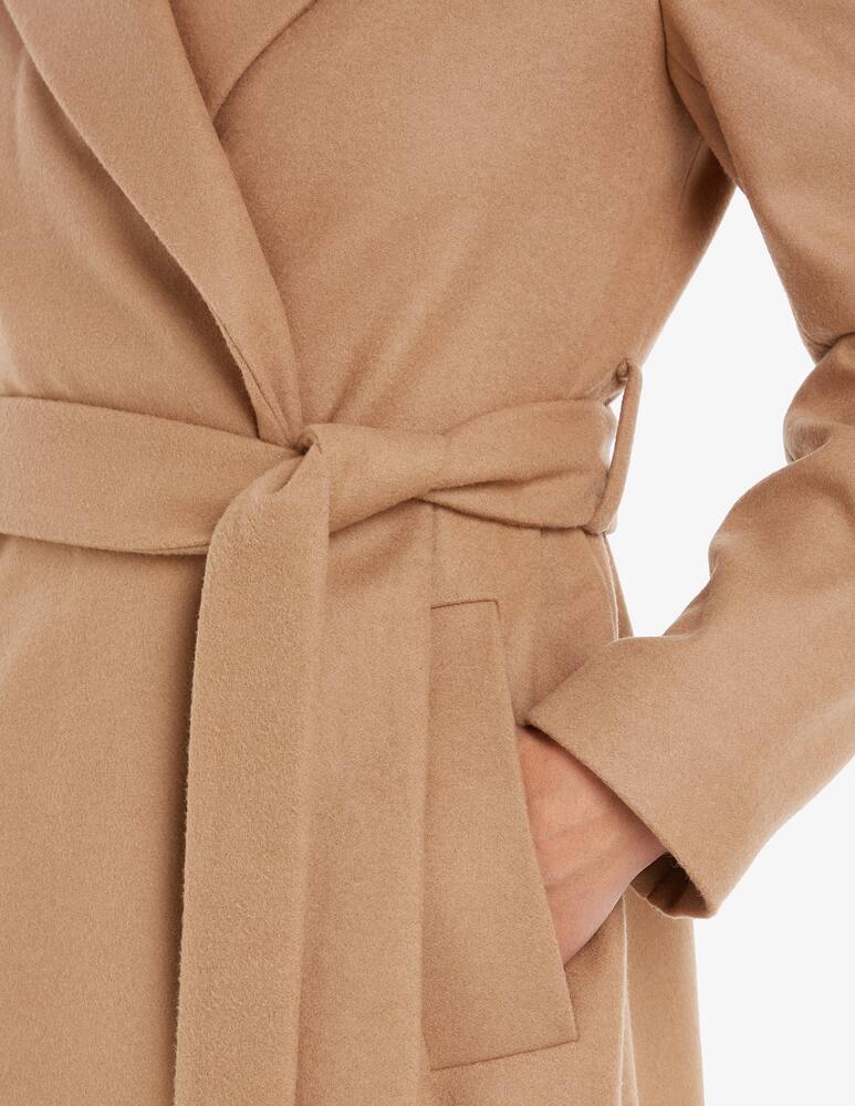 rinascente Calvin Klein Cappotto in lana Essential con cintura - Marrone