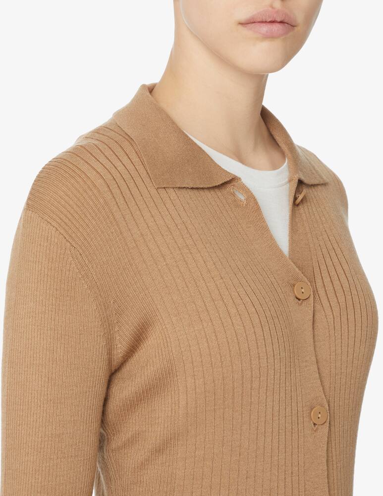 rinascente Calvin Klein Ribbed wool knit dress - Beige