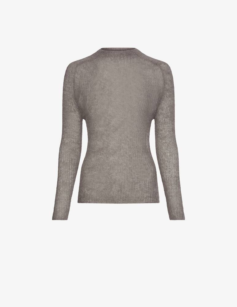 Calvin Klein Ribbed alpaca sweater - Brown - picture 2 Calvin Klein Ribbed alpaca sweater - Brown - picture 2