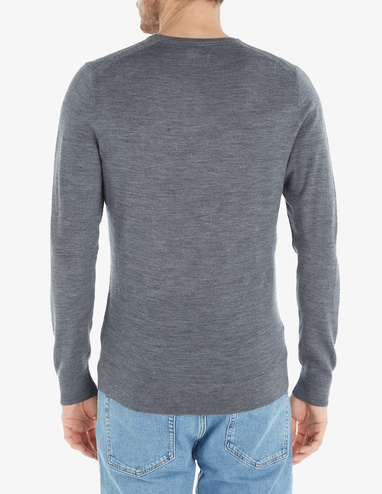 Calvin Klein Maglia girocollo lana merino - immagine 2