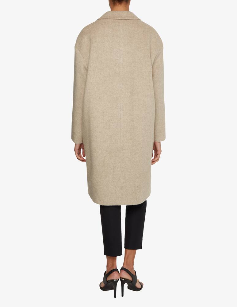 rinascente Calvin Klein Textured Wool Coat - Beige