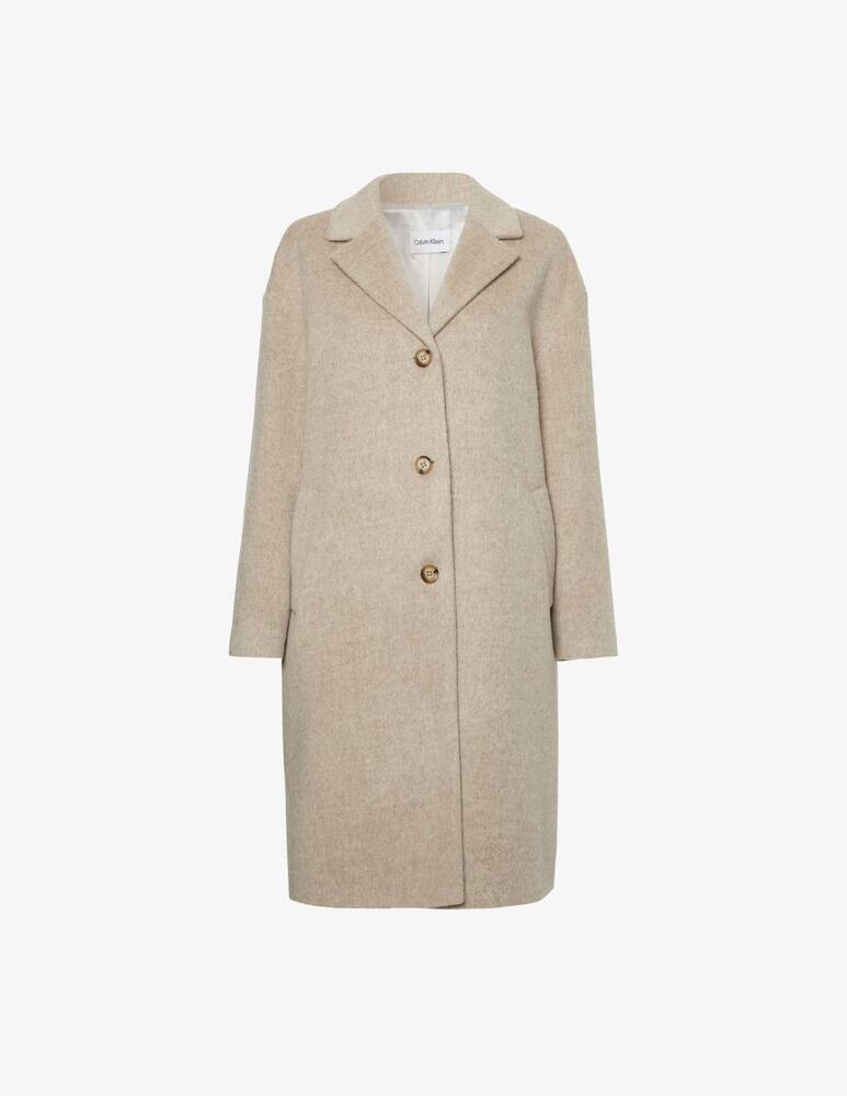 rinascente Calvin Klein Textured Wool Coat - Beige