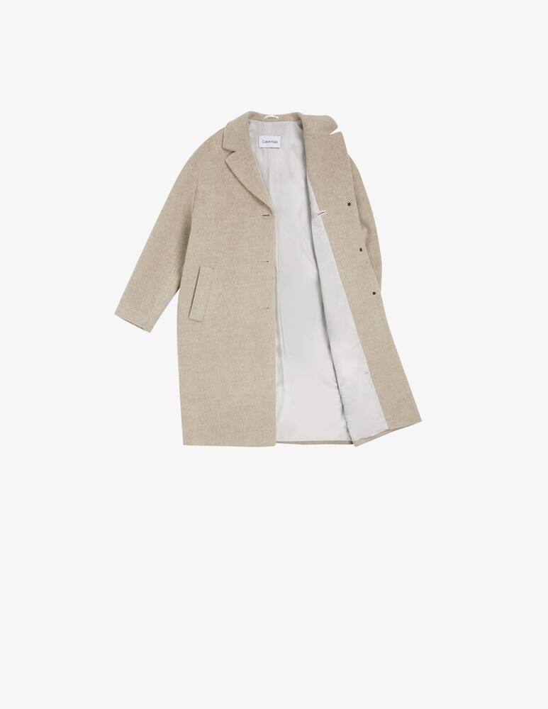 rinascente Calvin Klein Textured Wool Coat - Beige