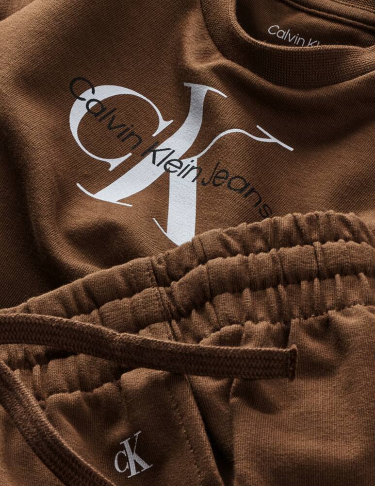 rinascente Calvin Klein Coordinato sportivo con logo - Marrone