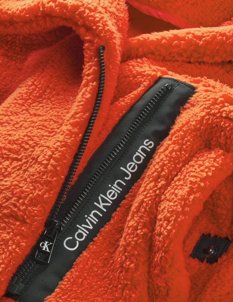 rinascente Calvin Klein Short teddy jacket - Orange