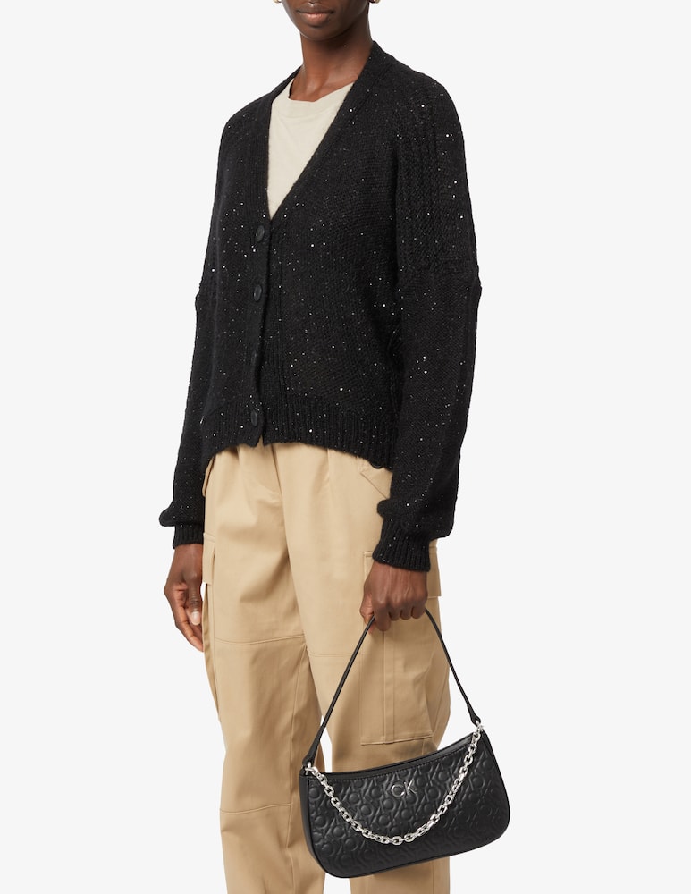 rinascente Calvin Klein Monogram halfmoon bag