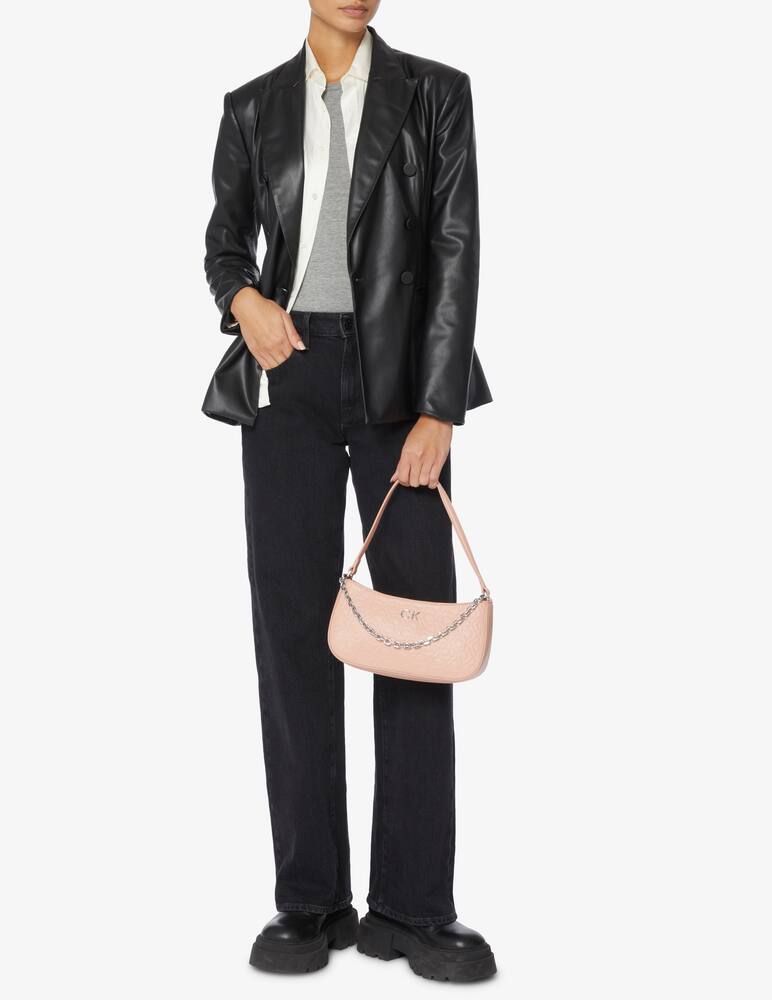 rinascente Calvin Klein Borsa mezzaluna Monogram