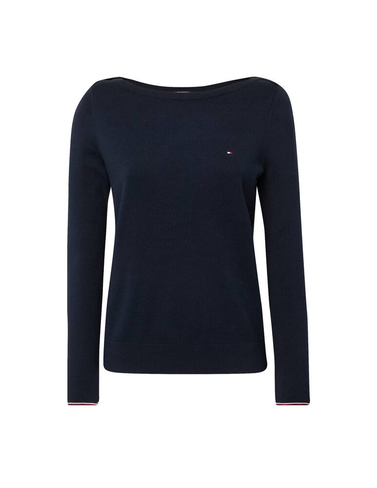 rinascente Tommy Hilfiger Cotton blend boat neck jumper