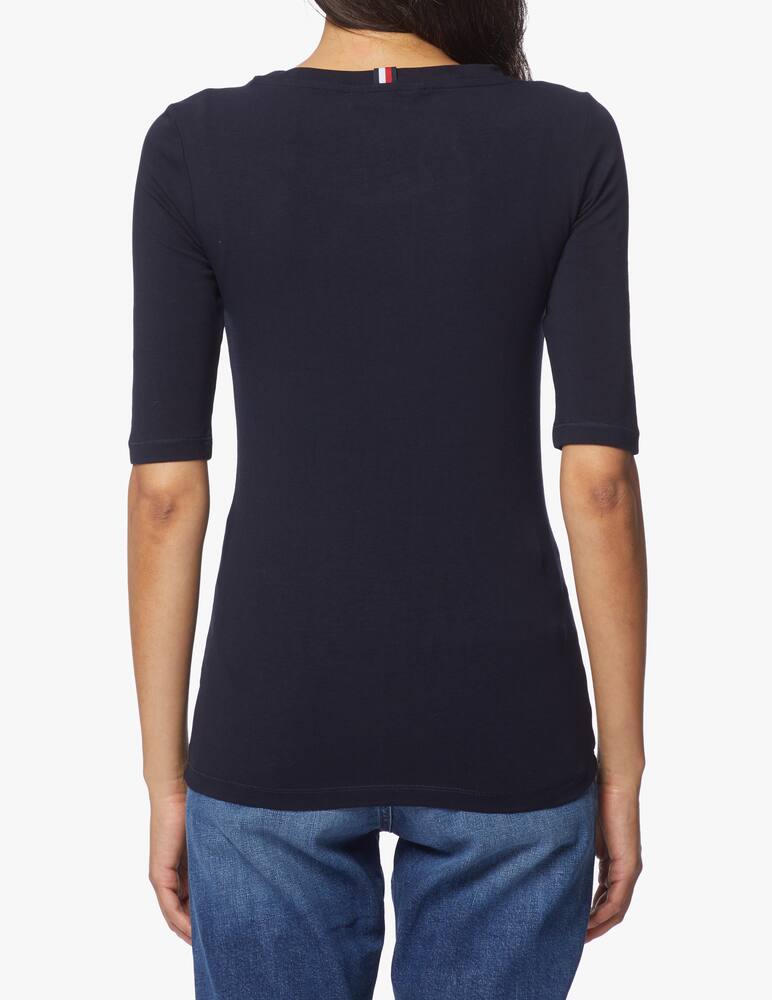 rinascente Tommy Hilfiger Cotton blend three quarters t-shirt