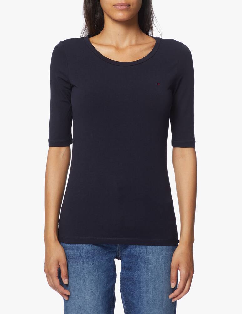 rinascente Tommy Hilfiger Cotton blend three quarters t-shirt