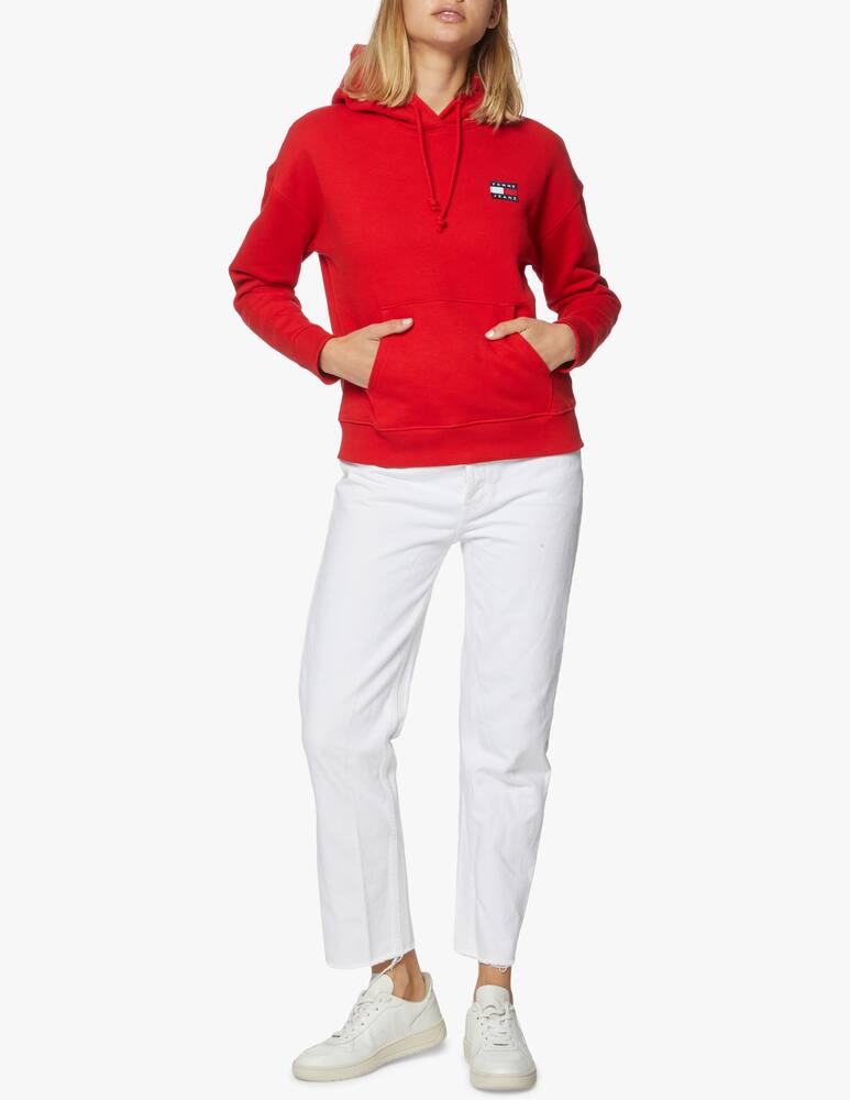 rinascente Tommy Jeans Felpa in cotone con cappuccio