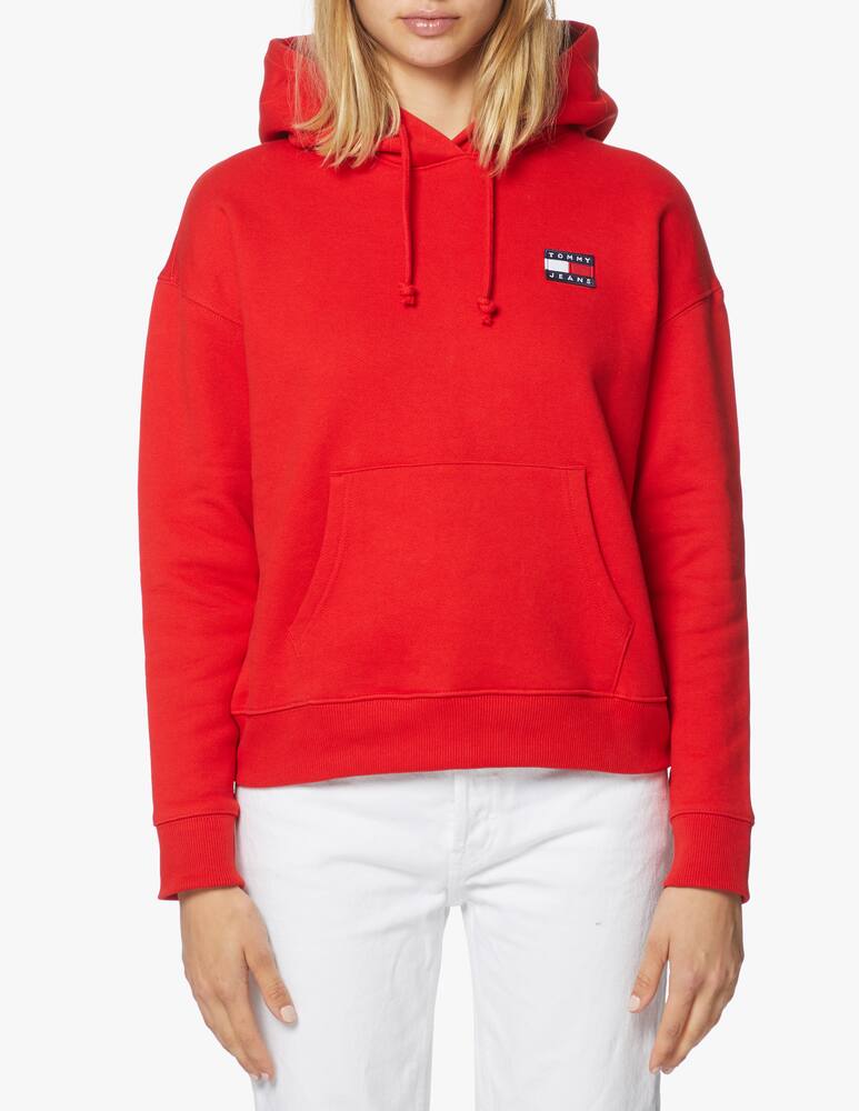 rinascente Tommy Jeans Felpa in cotone con cappuccio