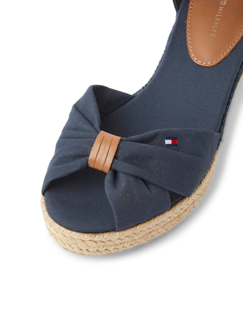 rinascente Tommy Hilfiger Basic open toe mid wedge espadrillas