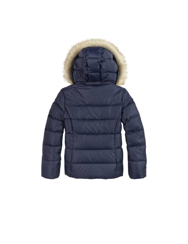 rinascente Tommy Hilfiger Piumino c/cappuccio bordo eco pelliccia