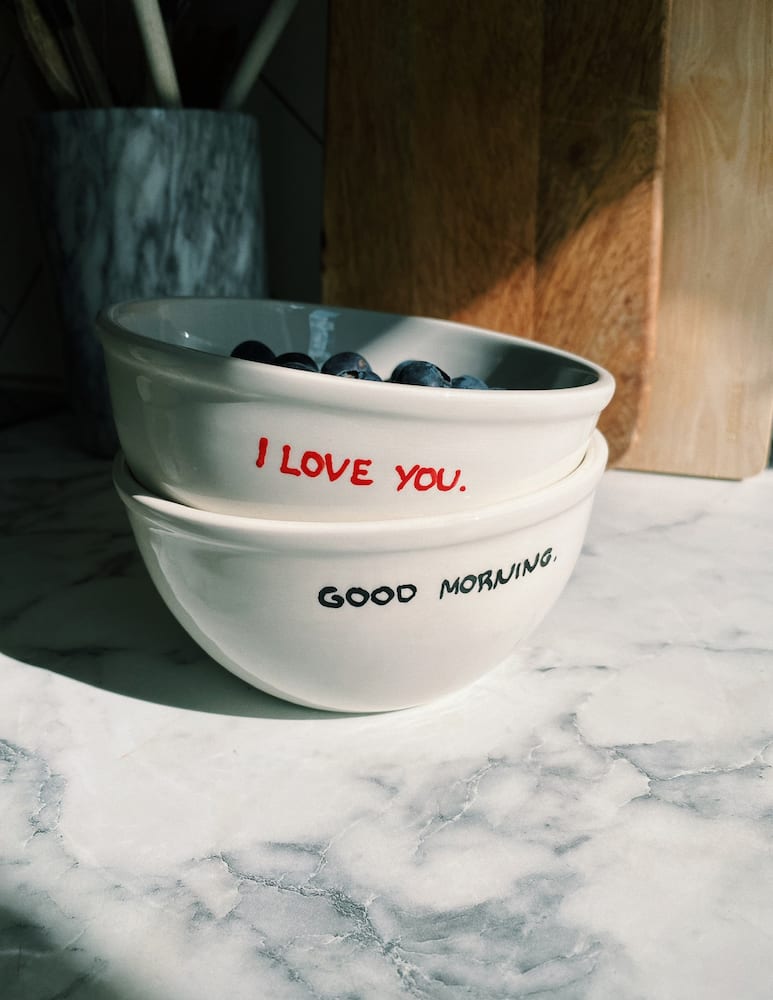 rinascente Anna+Nina I Love You Bowl