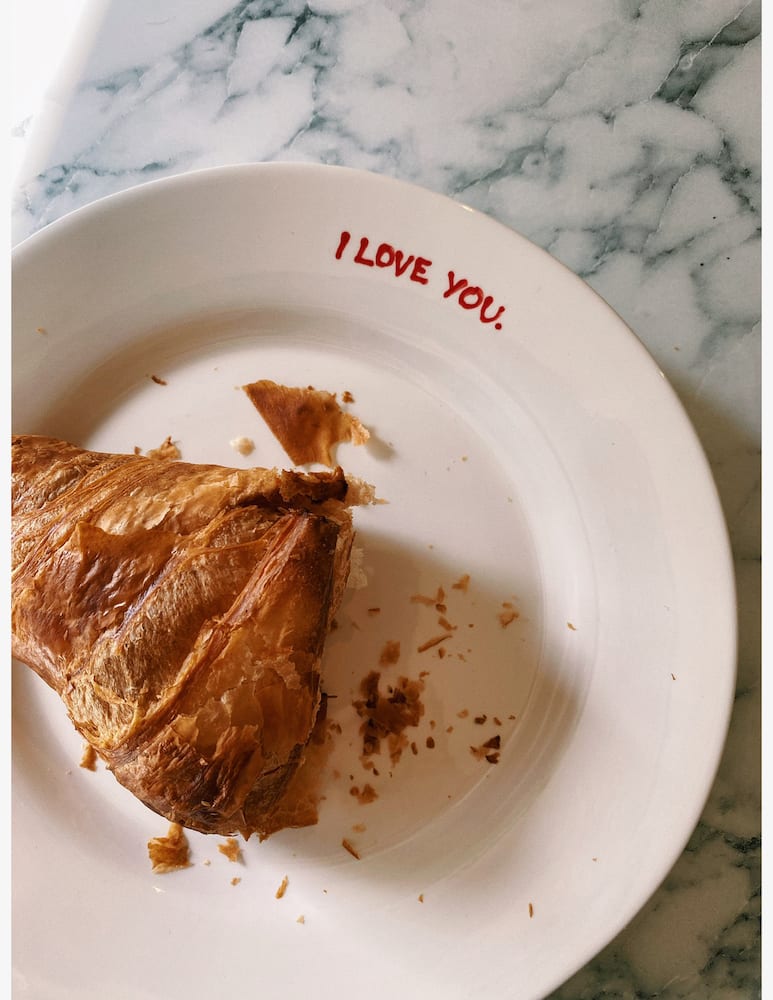 rinascente Anna+Nina Piatto Colazione I Love You