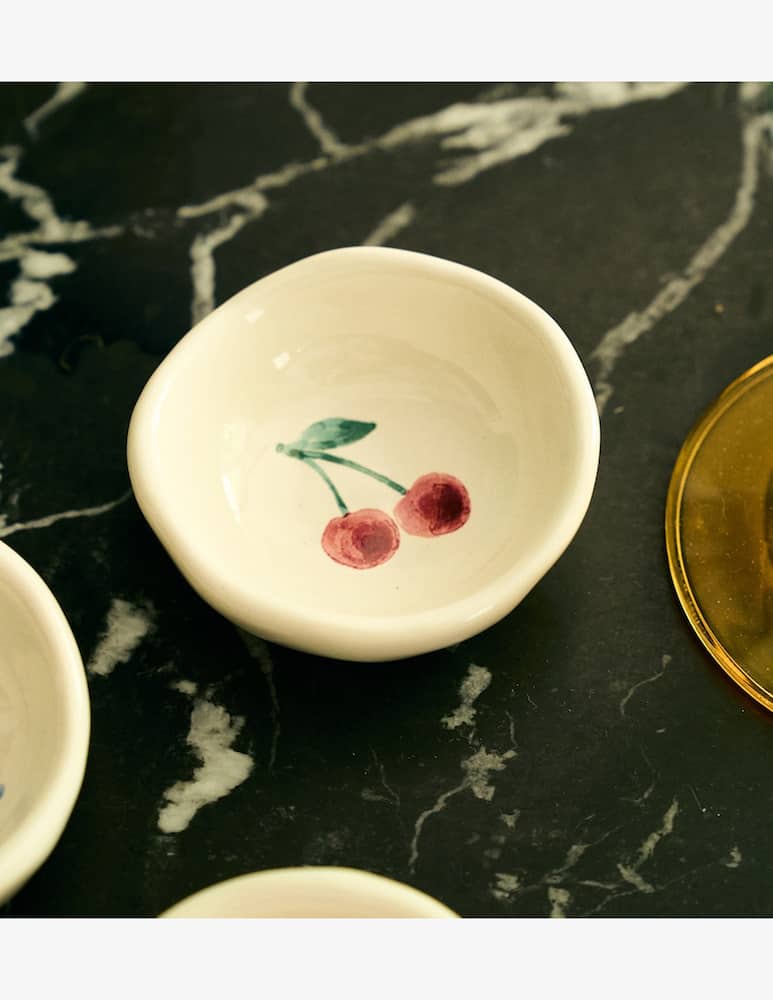 Anna+Nina Cherry Soup Plate - picture 2 Anna+Nina Cherry Soup Plate - picture 2
