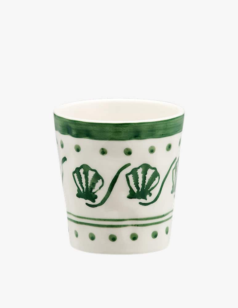 rinascente Anna+Nina Tazzina da Caffè Conchiglia Verde