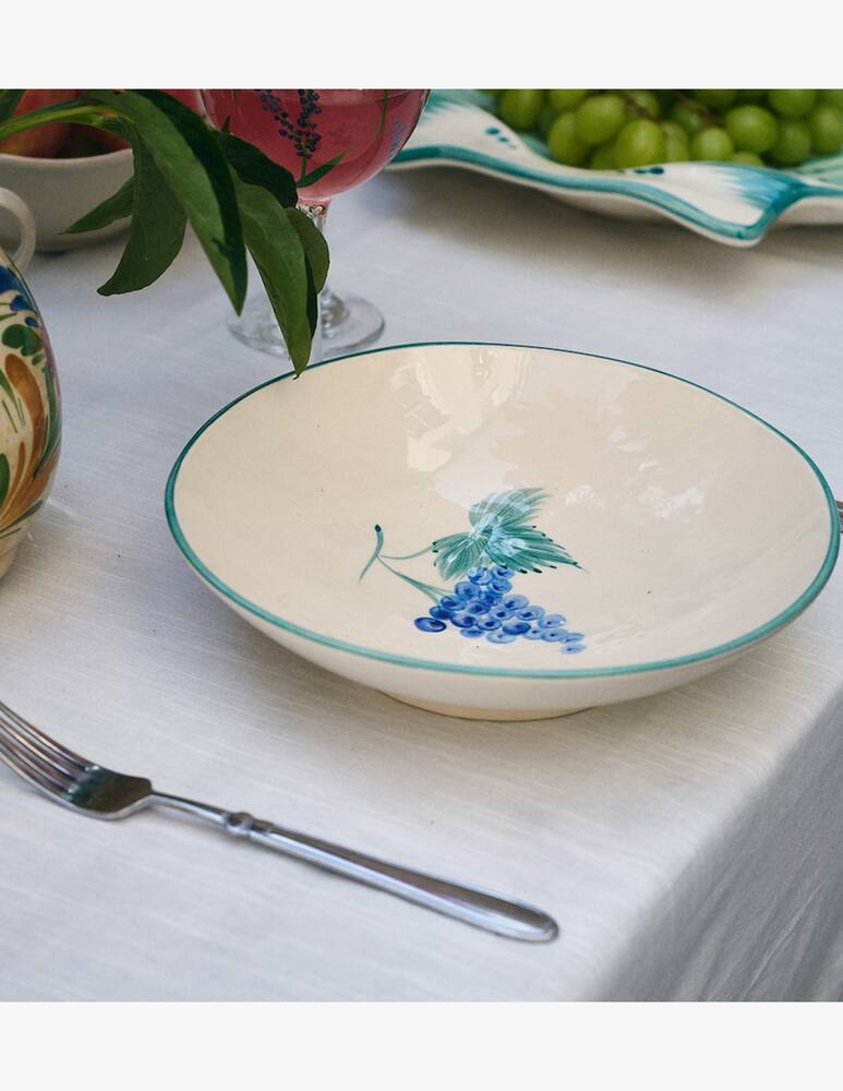 rinascente Anna+Nina Piatto Pasta con Disegno Uva