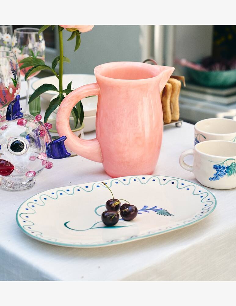 rinascente Anna+Nina Indigo Flower Serving Plate