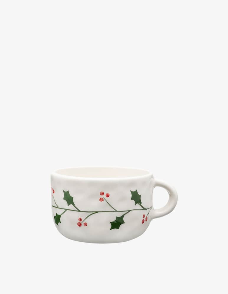 Anna+Nina Holly Cappuccino Mug - picture 1 Anna+Nina Holly Cappuccino Mug - picture 1