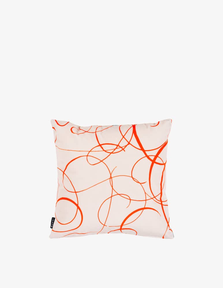 Moooi Calligraphy Bird Cuscino Multicolor - immagine 2 Moooi Calligraphy Bird Cuscino Multicolor - immagine 2