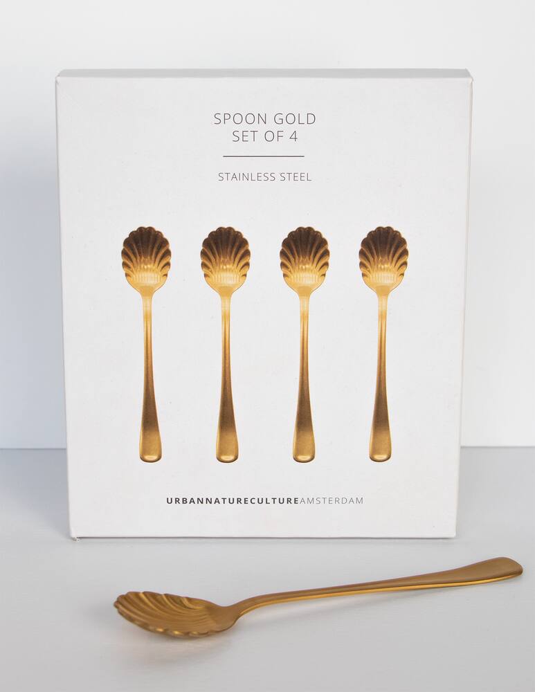 rinascente Urban Nature Culture Cucchiaini Gold Set 4 Pz