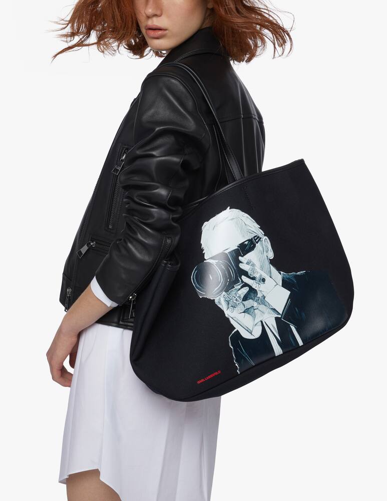 rinascente Karl Lagerfeld Karl Legend Photographer Tote