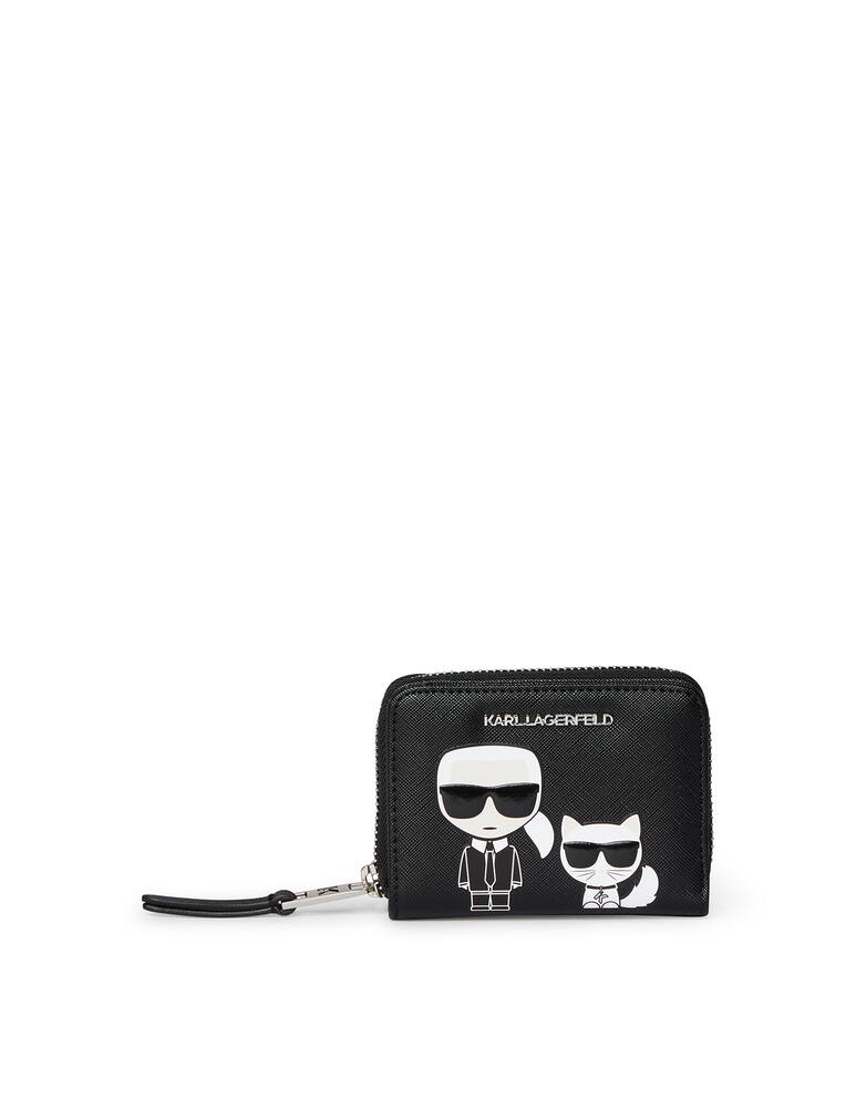 rinascente Karl Lagerfeld Ikonik Sm Folded Zip Wallet