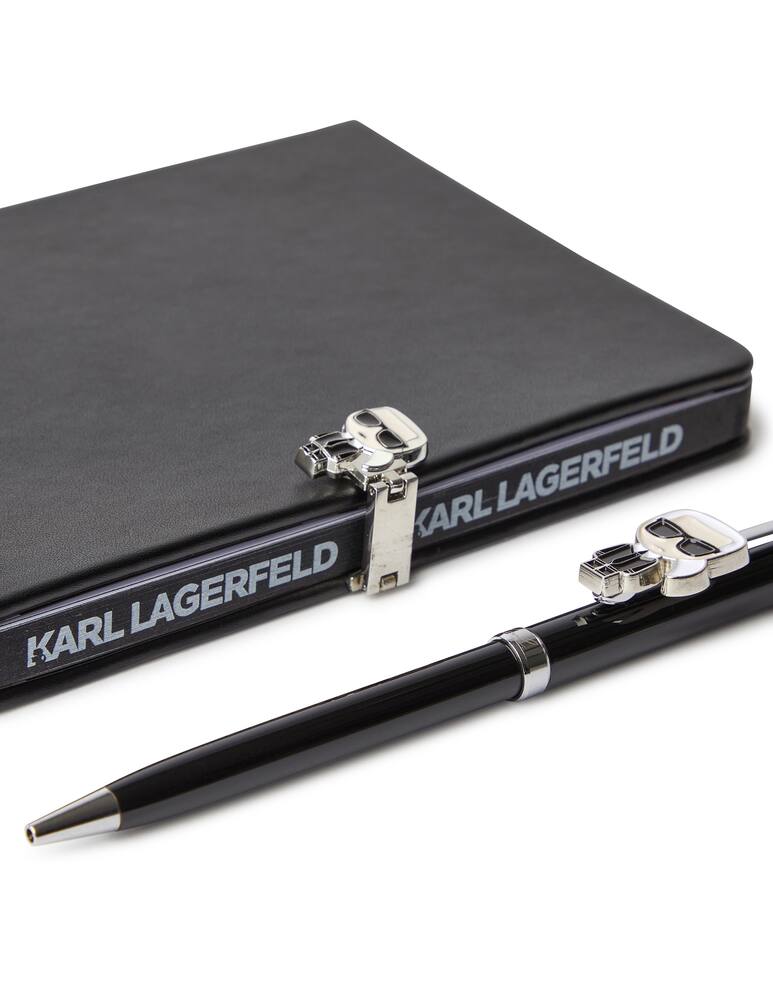 rinascente Karl Lagerfeld Ikonik Notebook Pen Gift Set