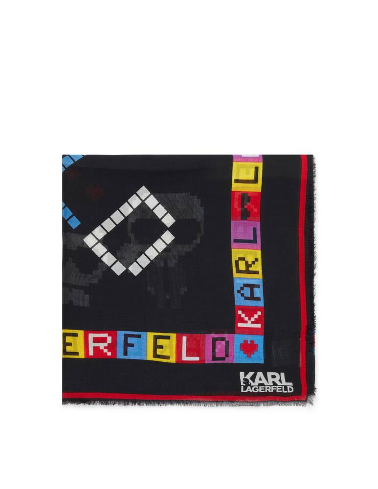 rinascente Karl Lagerfeld Ikonik Pixel Scarf