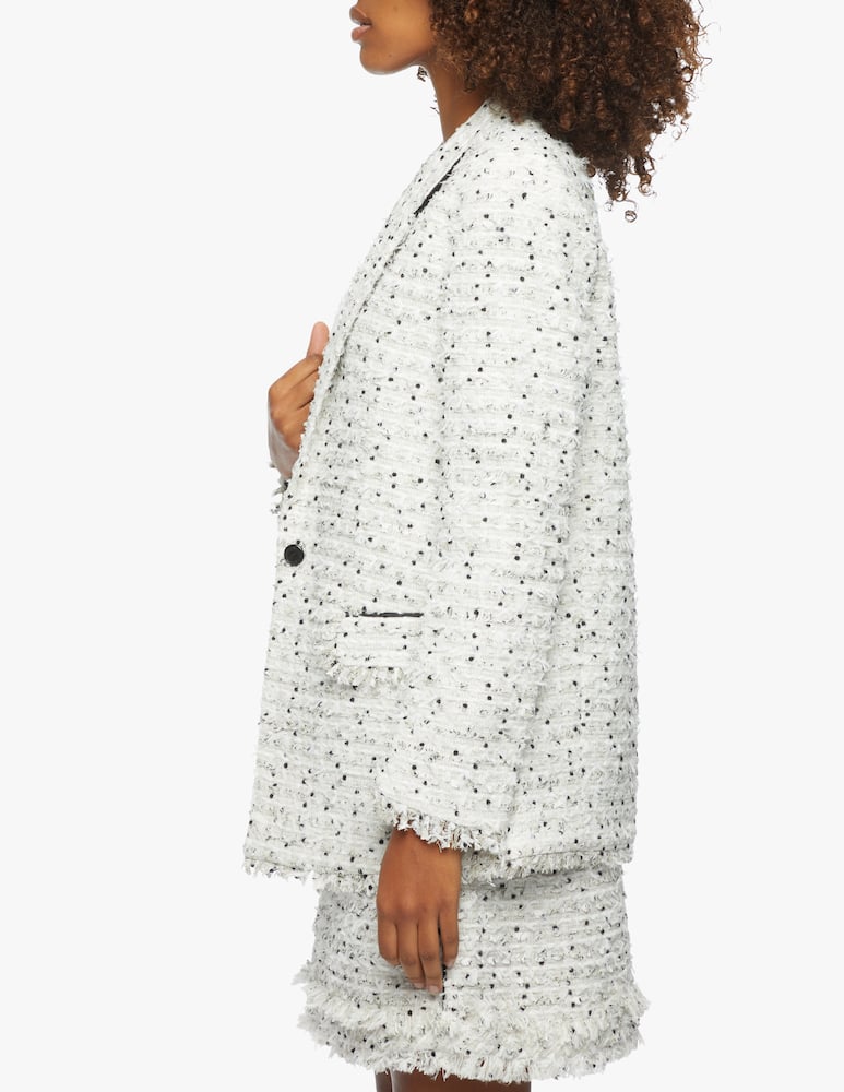 rinascente Karl Lagerfeld Long Boucle jacket