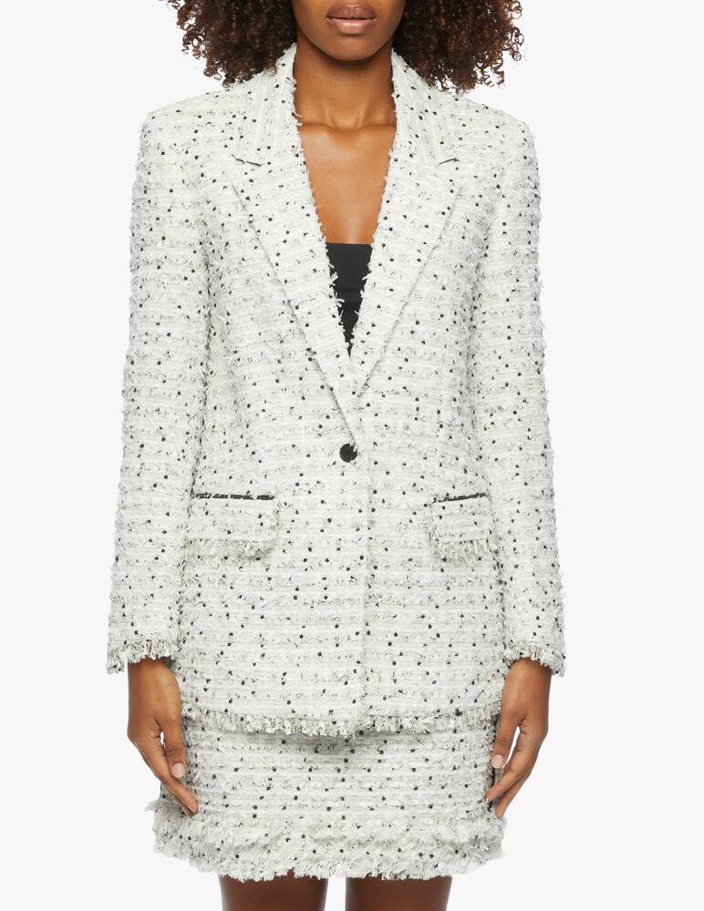rinascente Karl Lagerfeld Long Boucle jacket