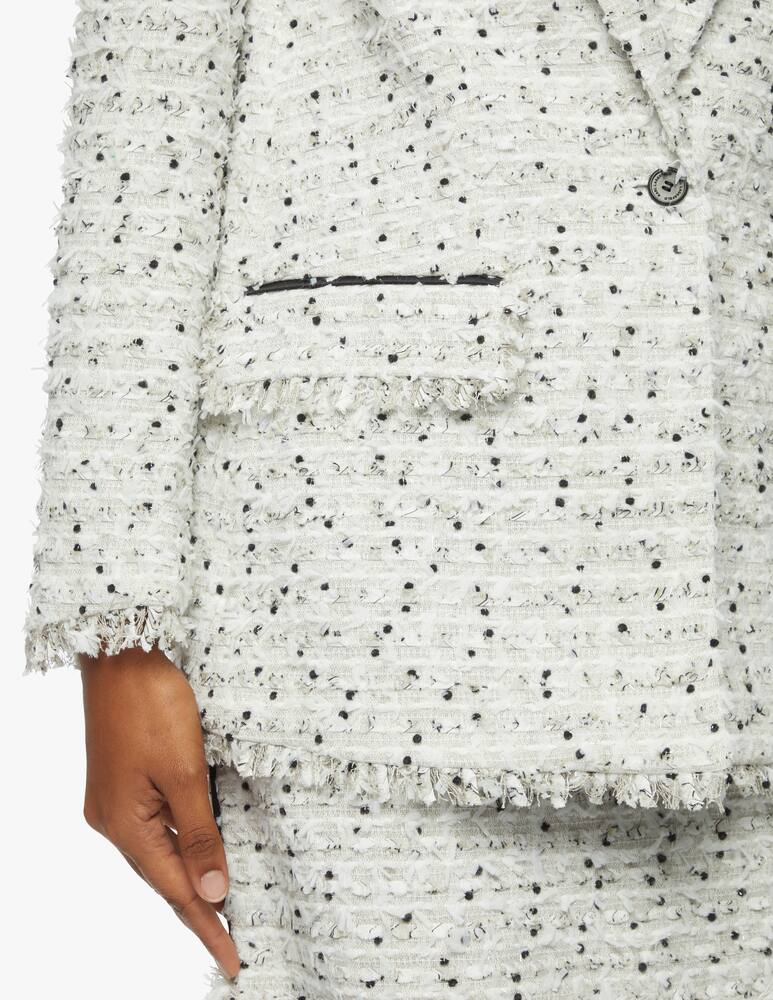 rinascente Karl Lagerfeld Long Boucle jacket
