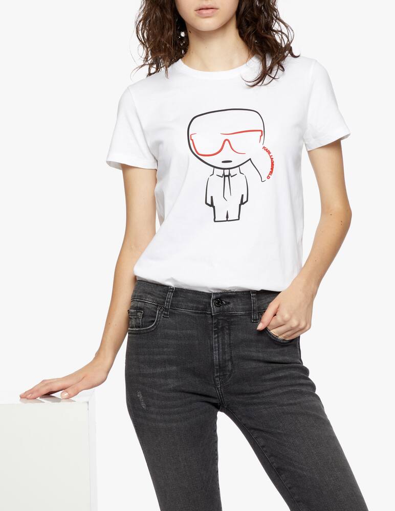 rinascente Karl Lagerfeld Ikonik Karl Outline t-shirt