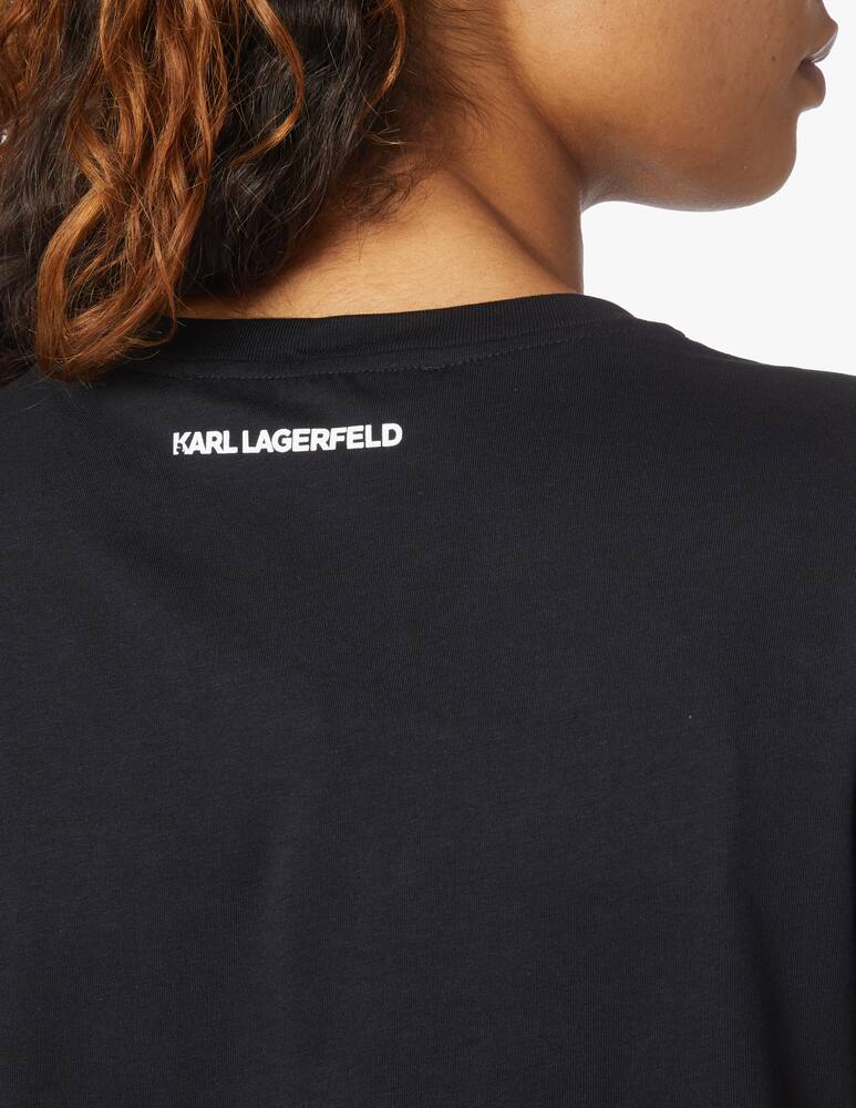 rinascente Karl Lagerfeld Karl cotton t-shirt - black