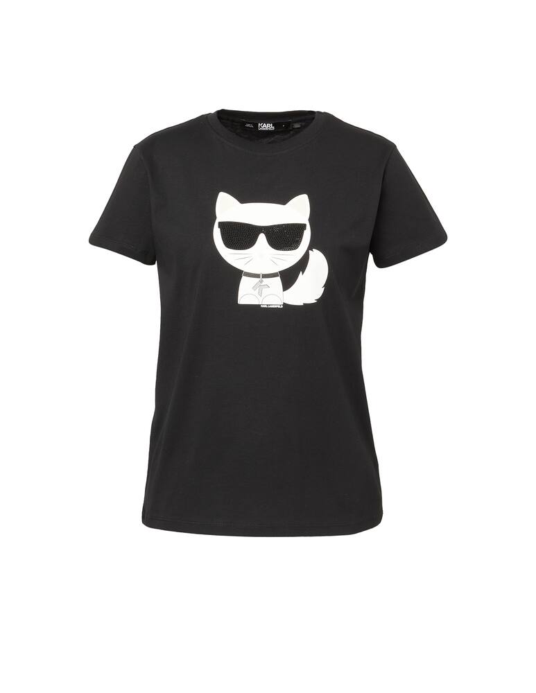 rinascente Karl Lagerfeld Cotton t-shirt - black