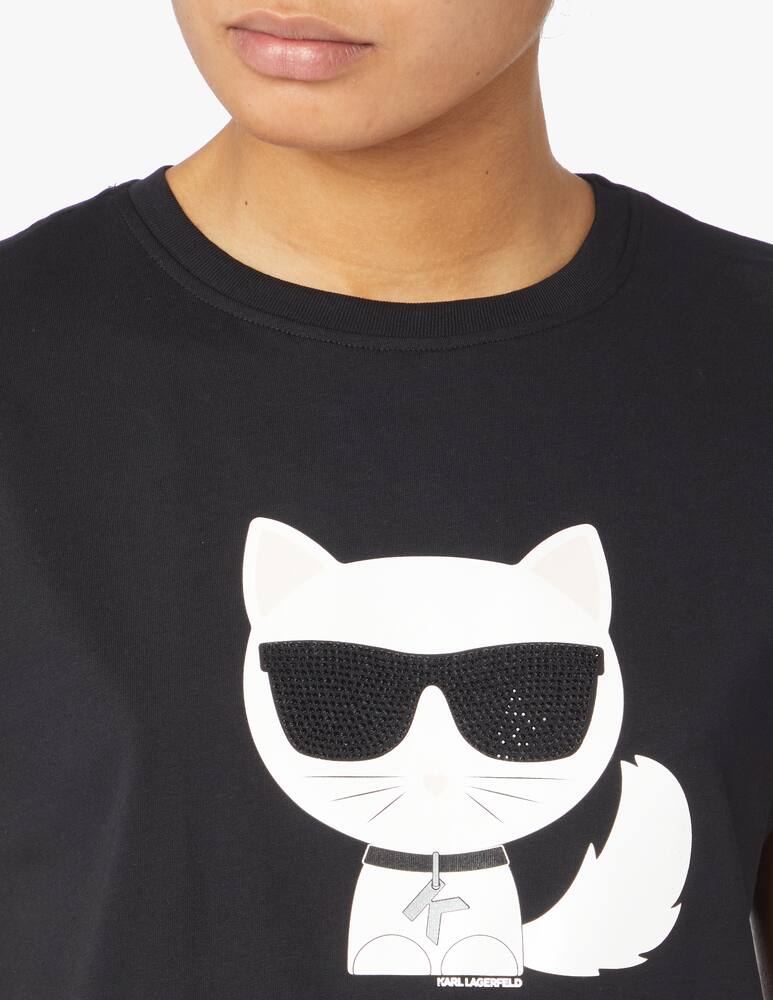 rinascente Karl Lagerfeld Cotton t-shirt - black
