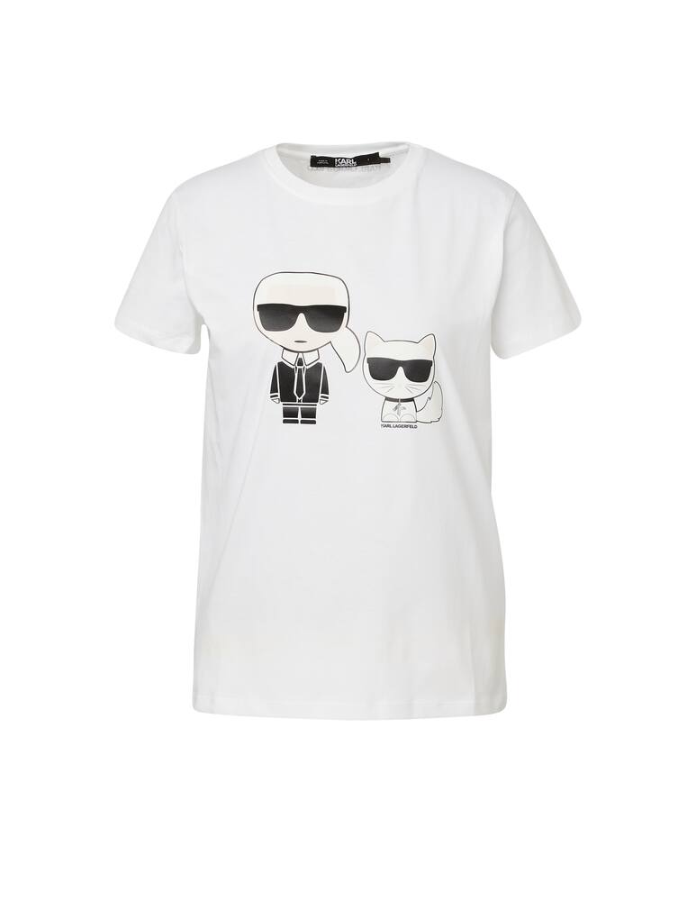 rinascente Karl Lagerfeld T-shirt in cotone - bianco