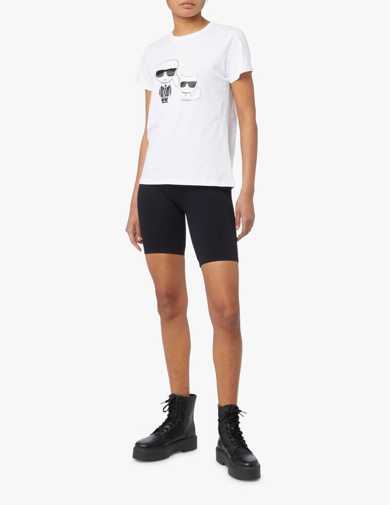 rinascente Karl Lagerfeld T-shirt in cotone - bianco