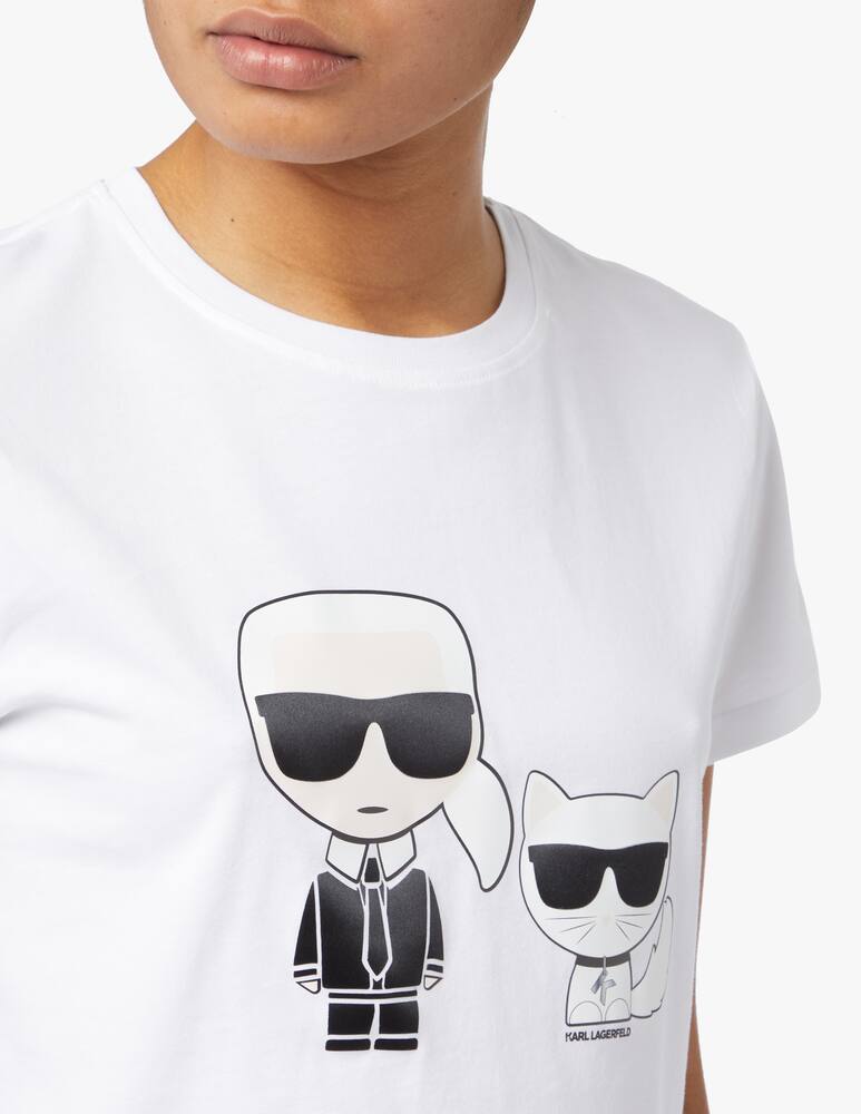rinascente Karl Lagerfeld T-shirt in cotone - bianco