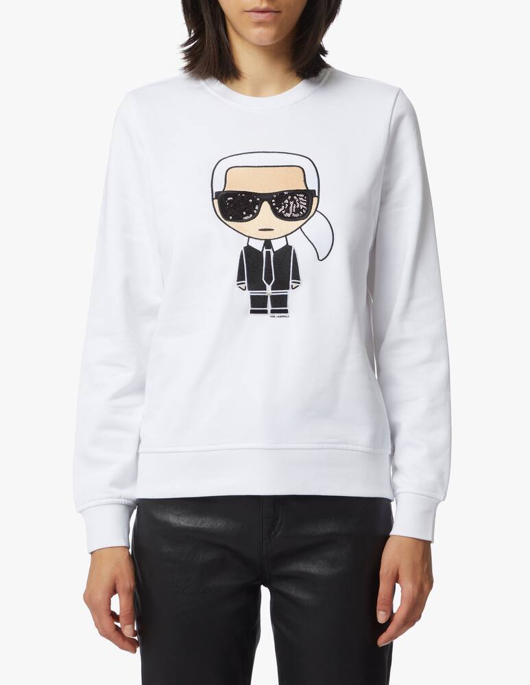 rinascente Karl Lagerfeld Felpa girocollo Ikonik Karl