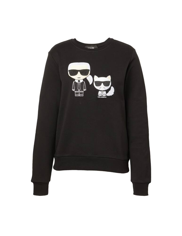 rinascente Karl Lagerfeld Cotton sweatshirt - black
