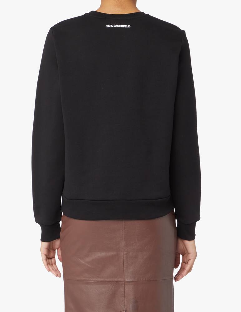 rinascente Karl Lagerfeld Cotton sweatshirt - black