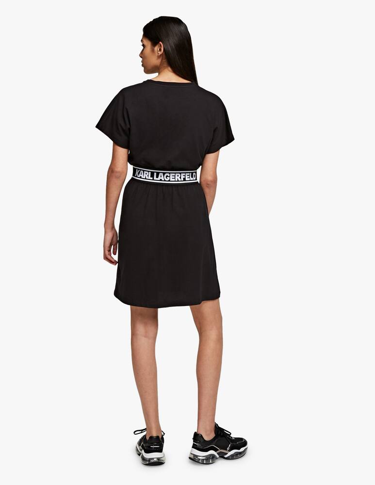 rinascente Karl Lagerfeld Vestito corto con elastico logato