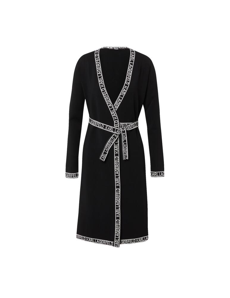 rinascente Karl Lagerfeld Viscose blend long sleeved midi dress