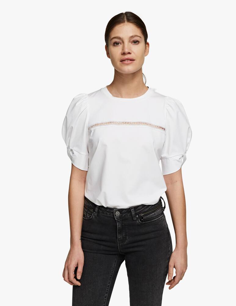 rinascente Karl Lagerfeld T-shirt con maniche a sbuffo