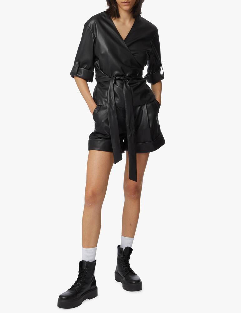 rinascente Karl Lagerfeld Faux leather shorts